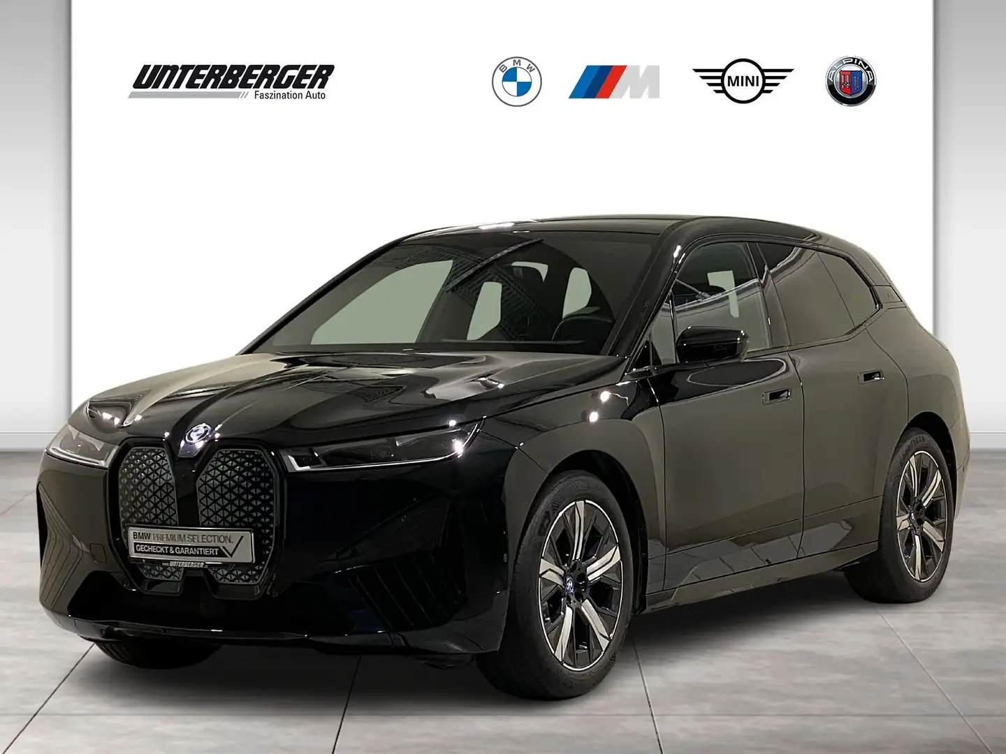 BMW iX xDrive40 Sportpaket AHK ACC DA+ PA+ 360° HK Černá - 1
