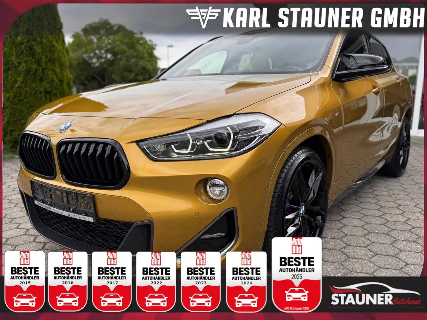 BMW X2 M35i xDrive M-Sport PANO MEMORY H&K HEAD-UP Or - 1