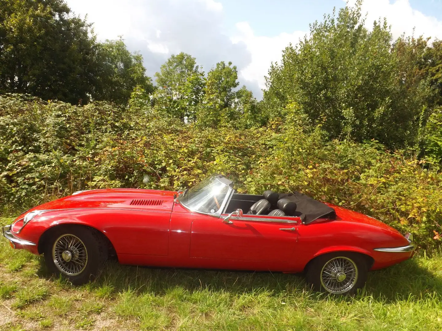 Jaguar E-Type E - top Zustand und sogar mit Schaltgetriebe!! Rot - 2