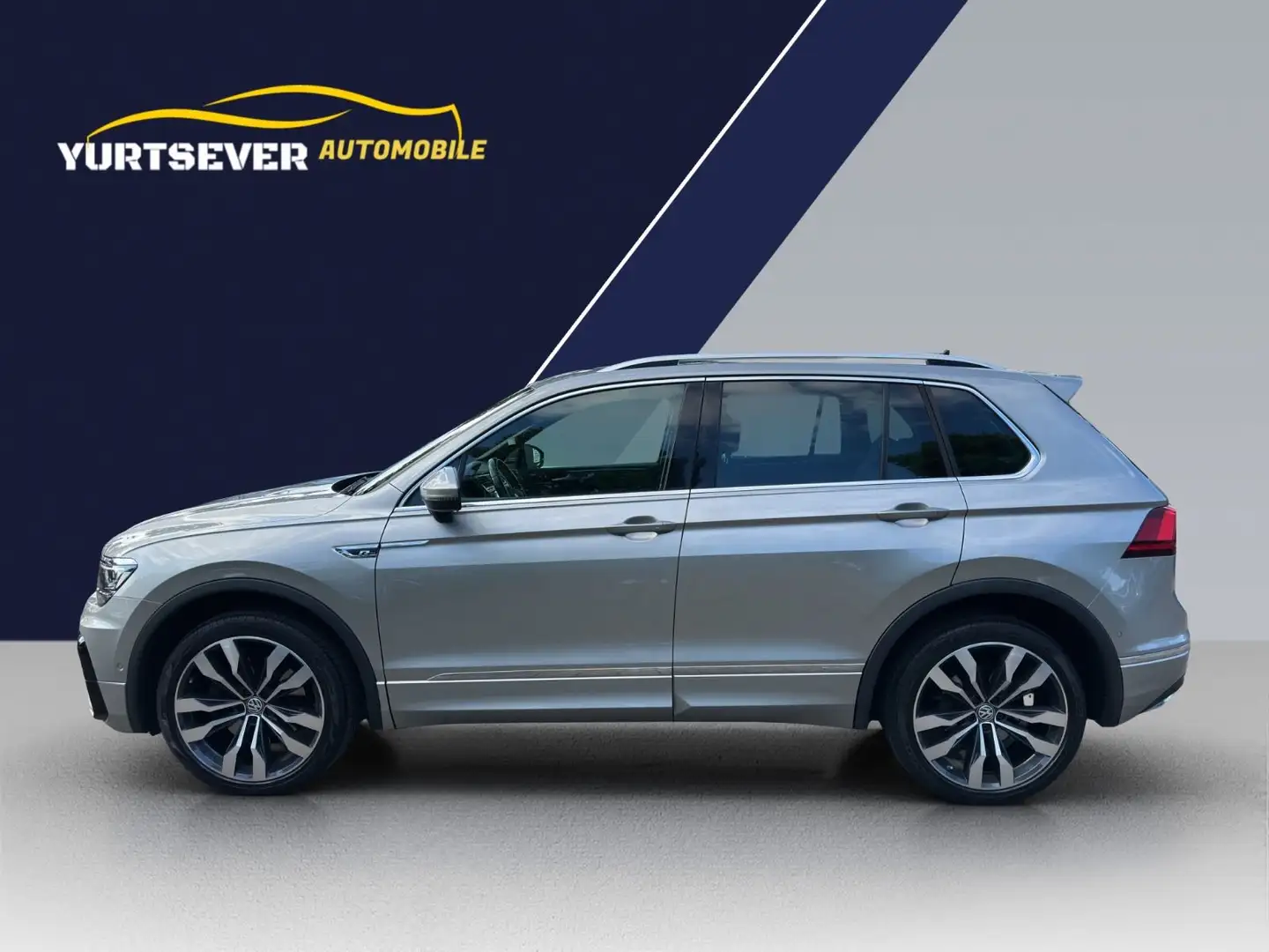 Volkswagen Tiguan R-Line Highline 4M*VIRTUAL*ACC*PANO*AHK* Argent - 2