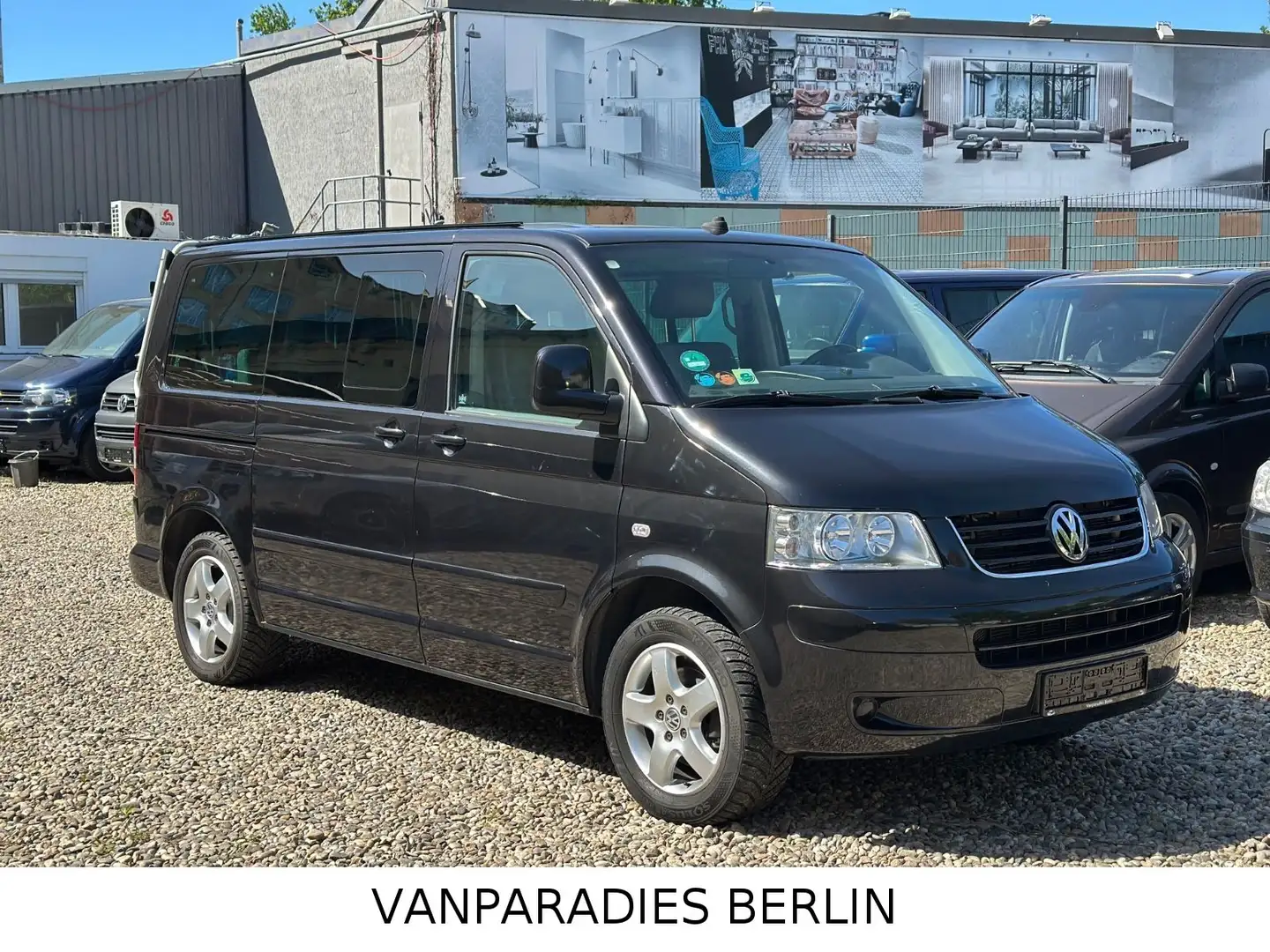 Volkswagen T5 Multivan Highline/Camper komplett/Tüv Neu/Aut Чорний - 1