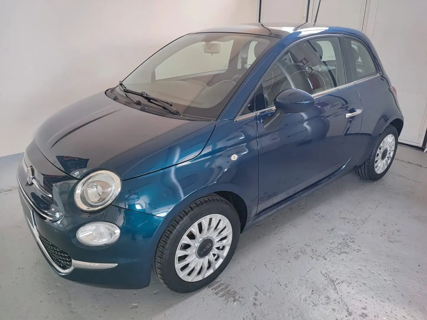 Fiat 500 1.2 Lounge easypower Gpl 69cv my19 Blauw - 1