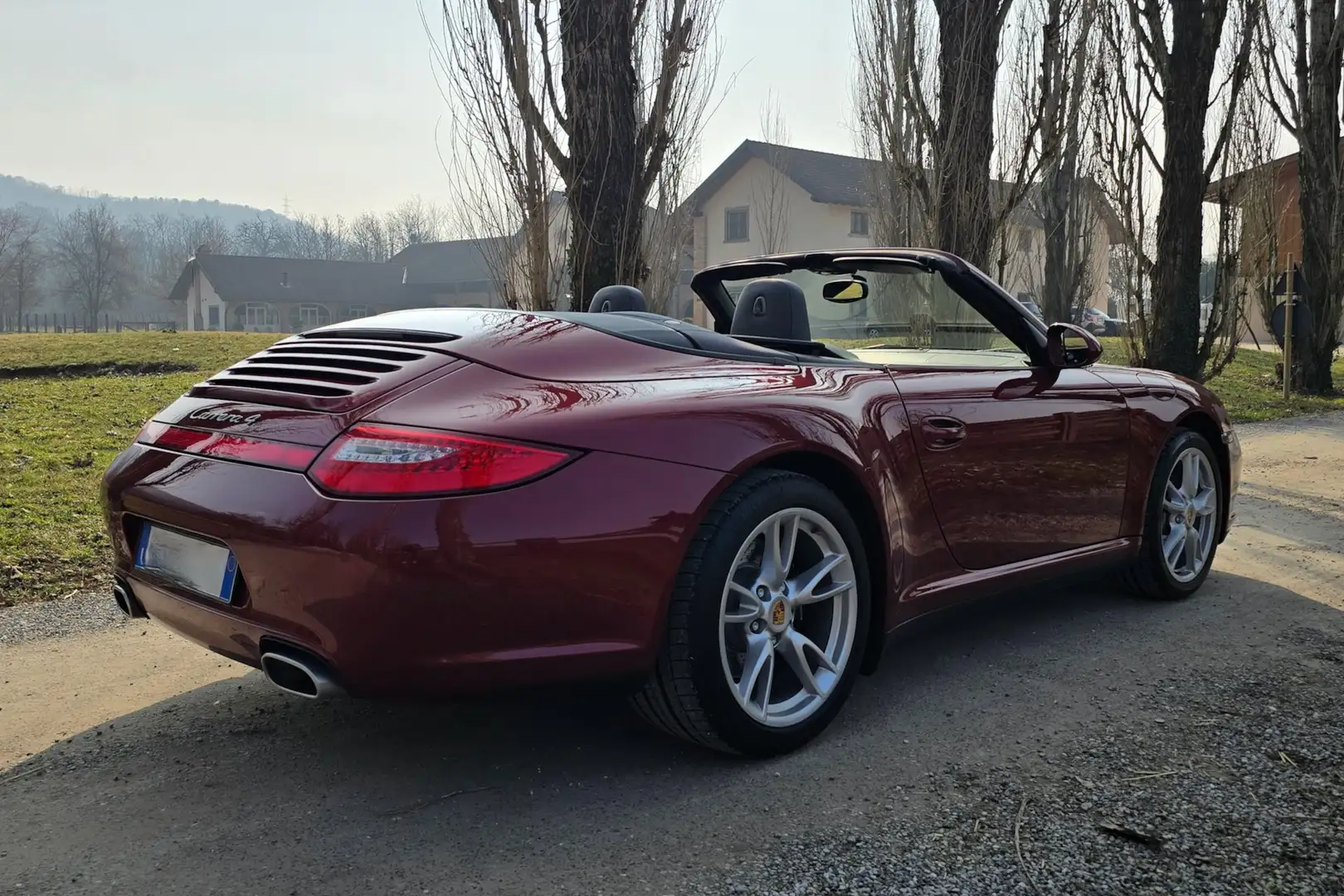 Porsche 911 997.2 Cabrio 3.6 Carrera 4 Rouge - 2