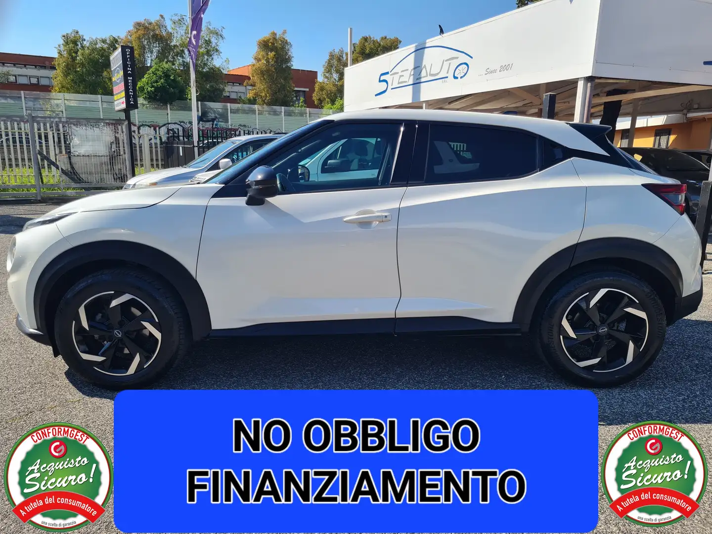 Nissan Juke 1.0 dig-t N-Connecta*CARPLAY*CAMERA*KEY LESS* Bianco - 1