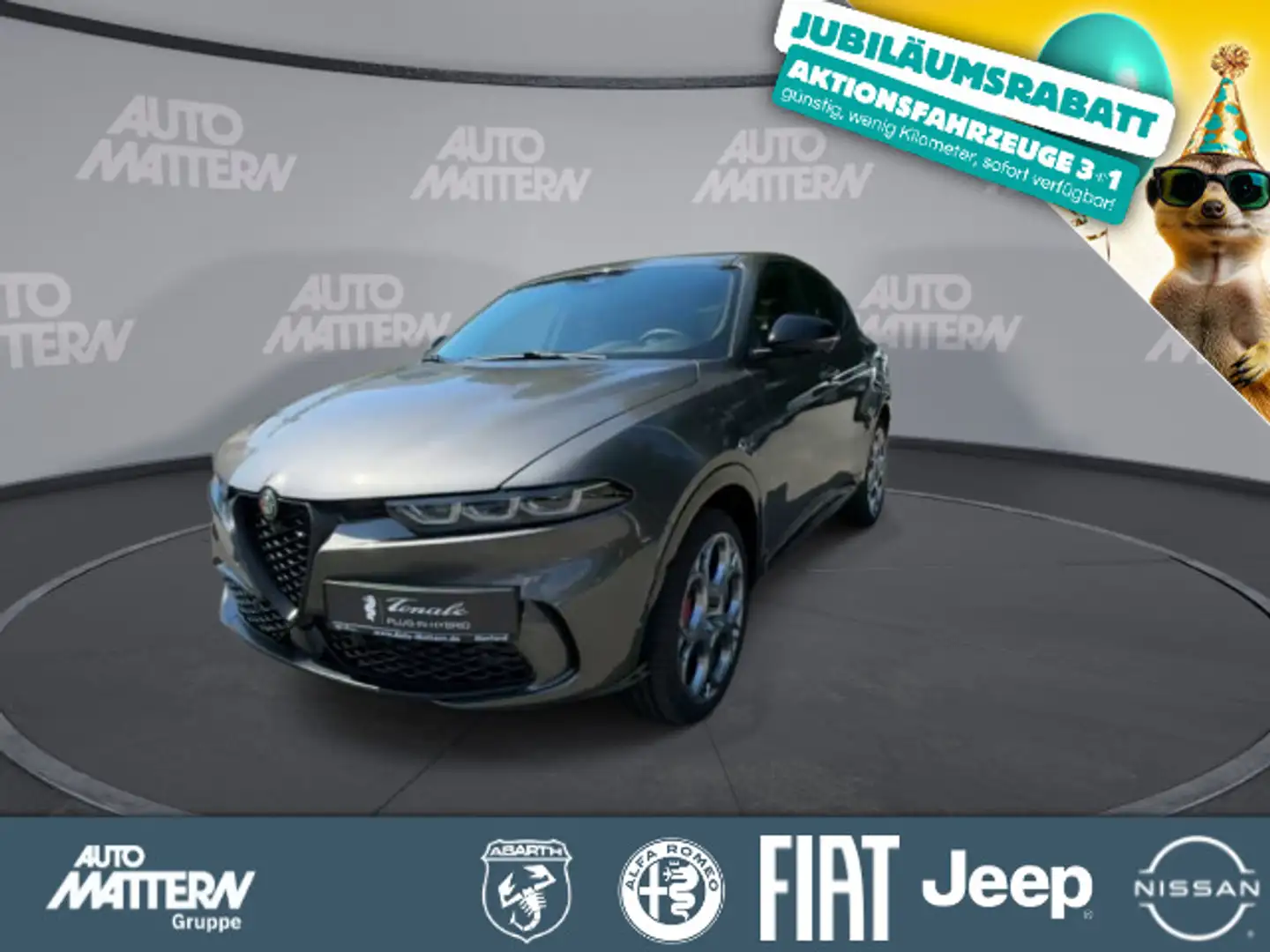 Alfa Romeo Tonale Veloce 1,3T MultiAir PHEV 202kW-Q4 Grau - 1