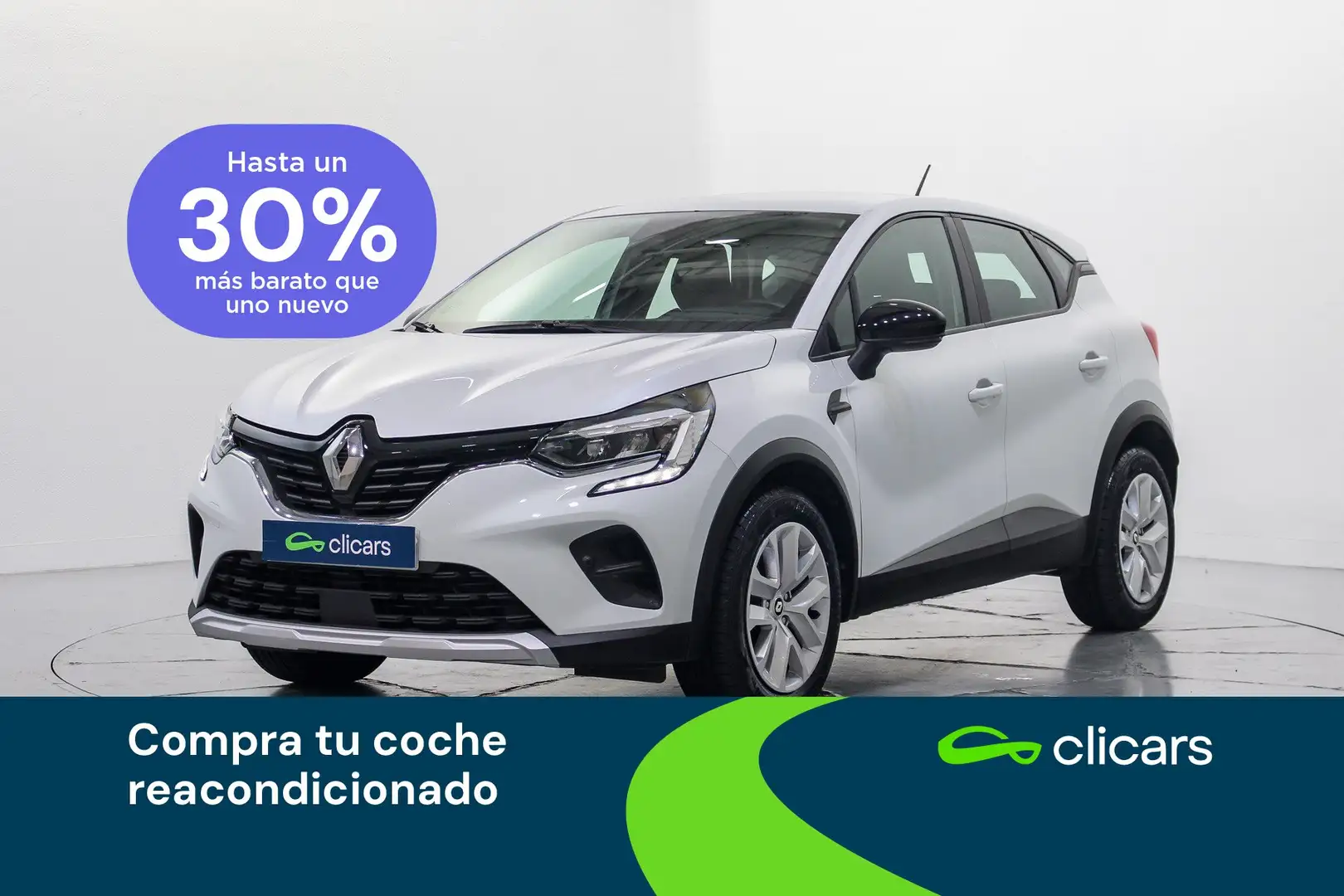 Renault Captur TCe GPF Micro Híbrido Intens 103kW Blanco - 1