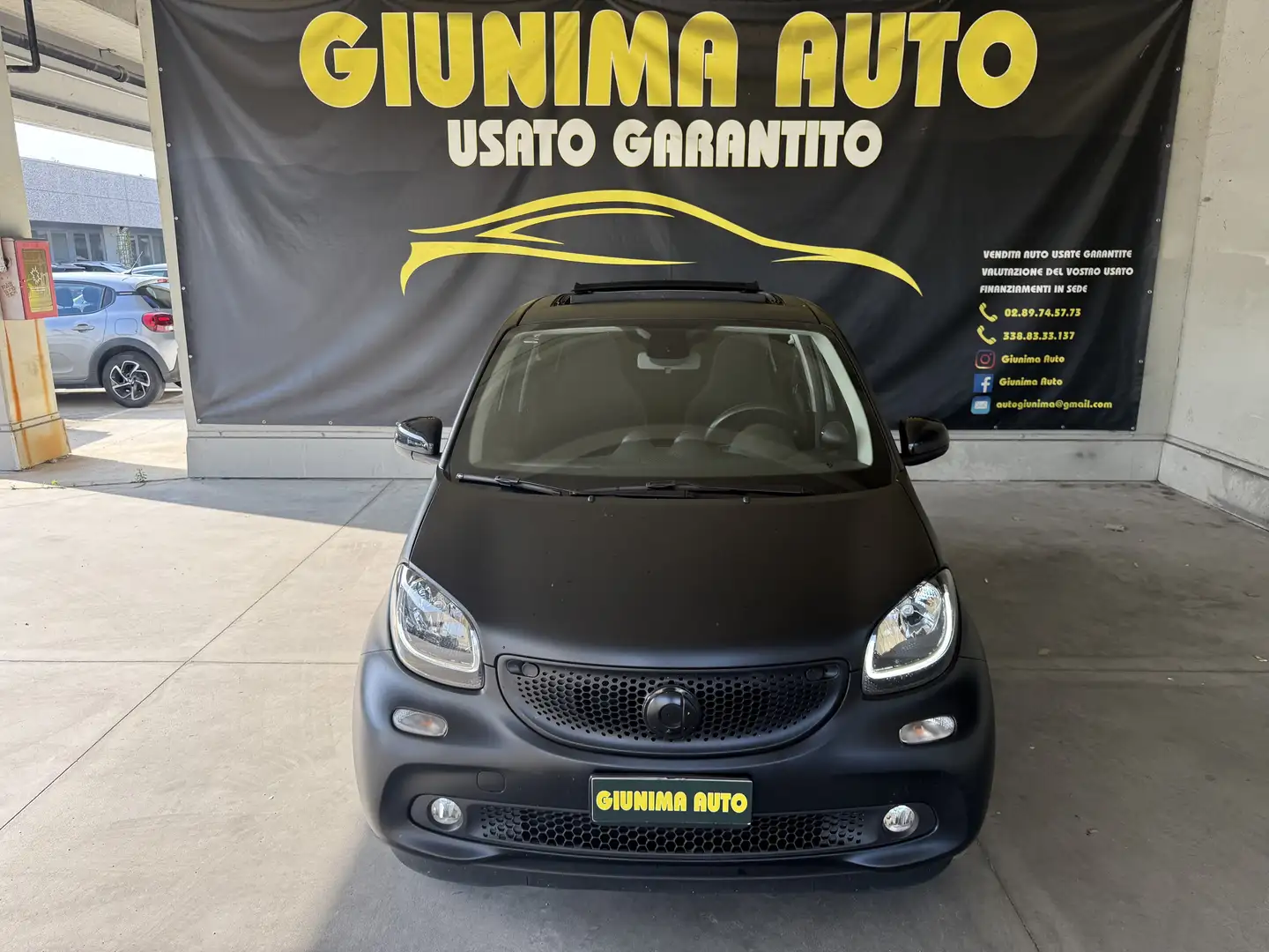 smart city-coupé/city-cabrio NEOPATENTATI 1.0 Passion 71cv twinamic Zwart - 2