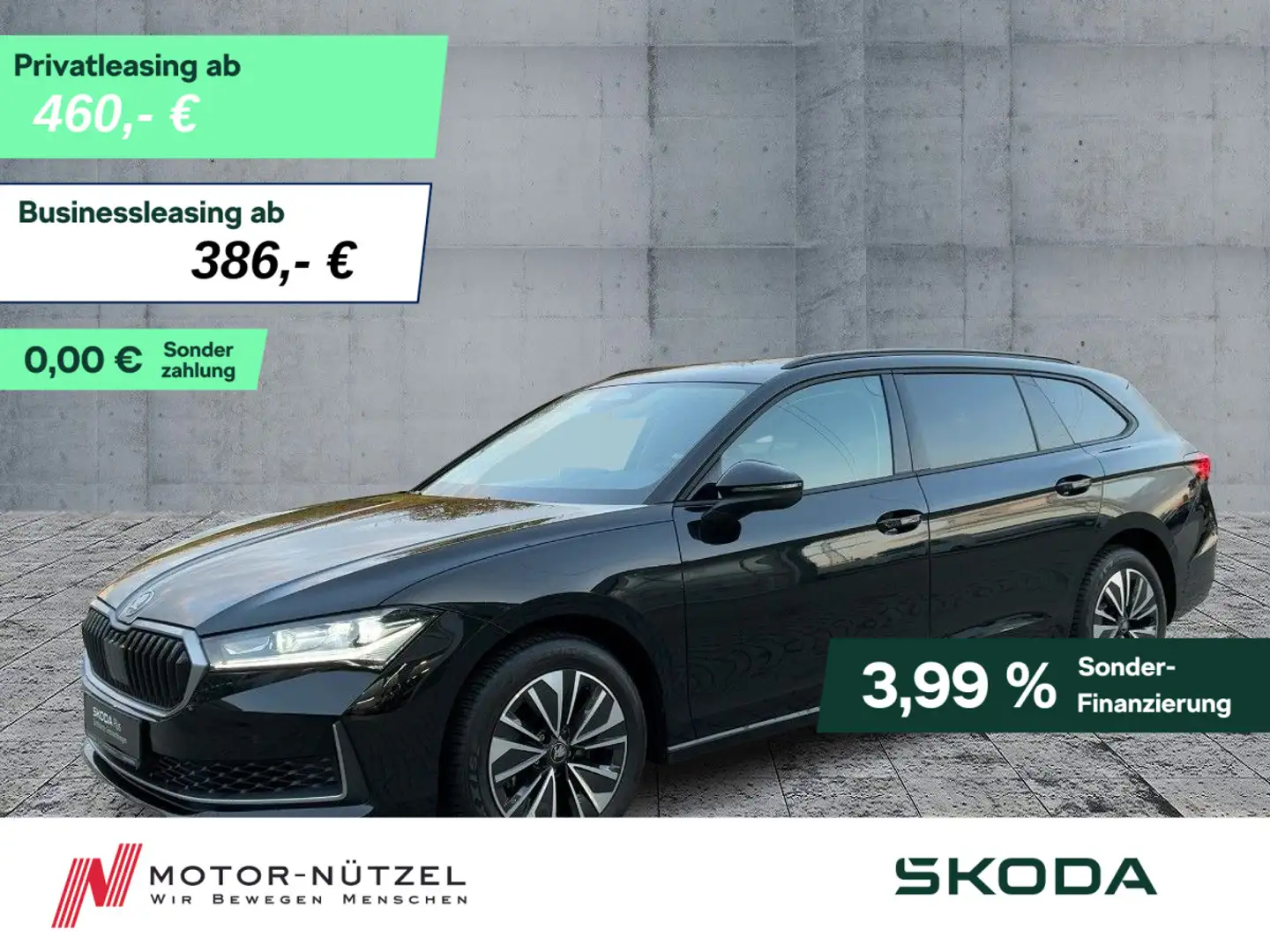 Skoda Superb Combi 2.0 TSI 4x4 MATRIX+NAV+AHK+PANO+HuD Noir - 1