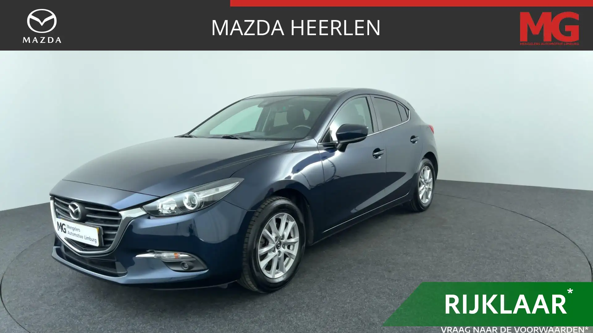 Mazda 3 2.0 SkyActiv-G 120 SkyLease | Rijklaar | Apple Car Bleu - 1