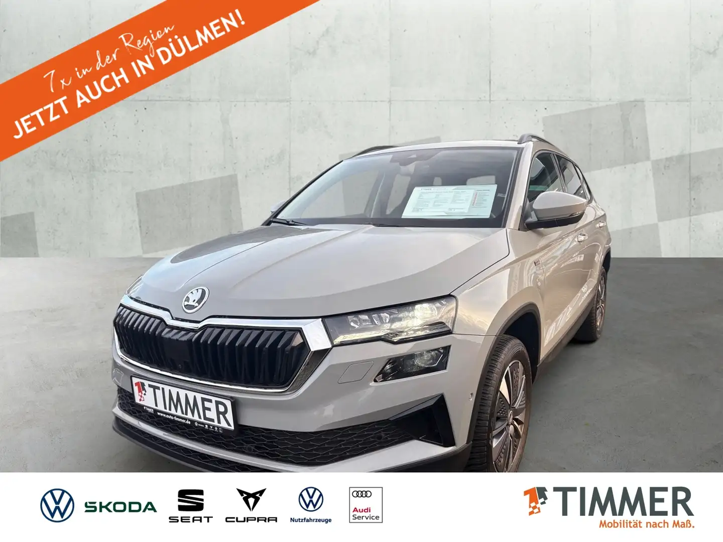 Skoda Karoq 1.5 TSI DSG TOUR *AHK *PANO *360° *MATRIX *ACC *V Grau - 1