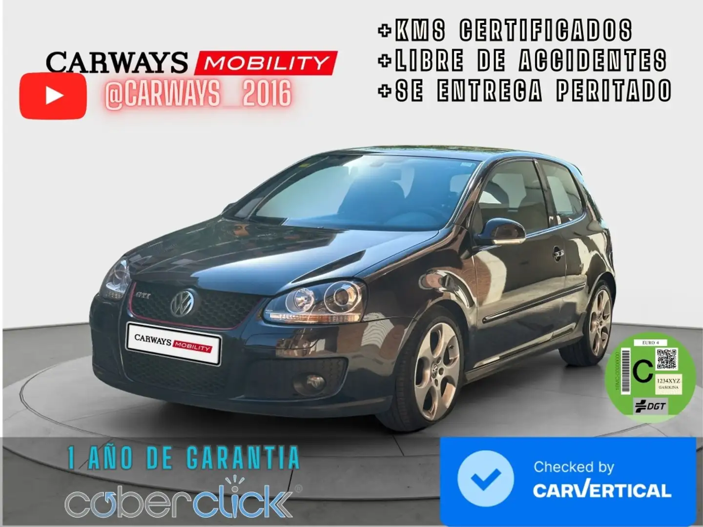 Volkswagen Golf GTI 2.0 TFSI Negro - 1