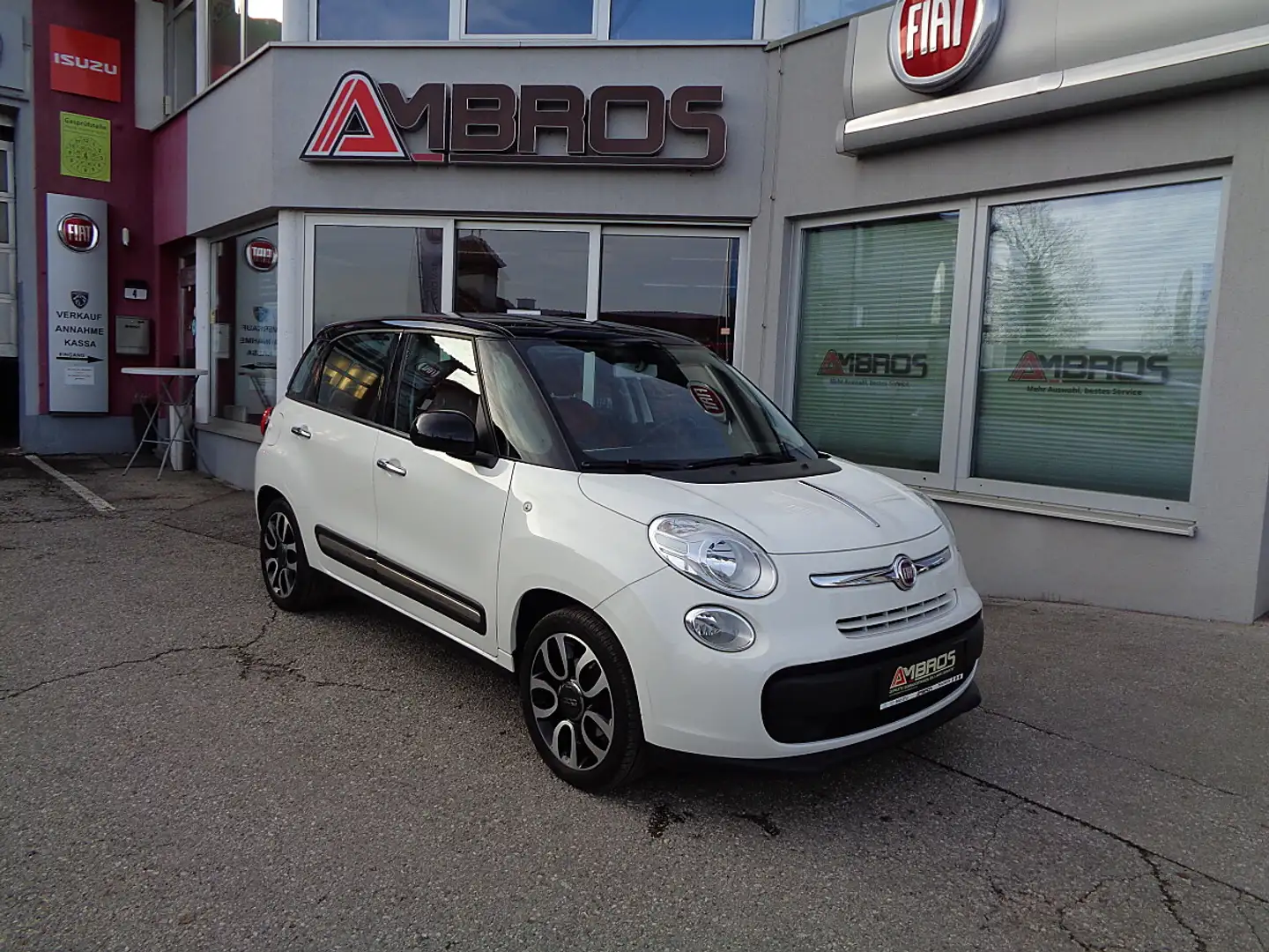 Fiat 500L 1,4 95 Pop Star mit Anhängerkupplung Blanc - 1
