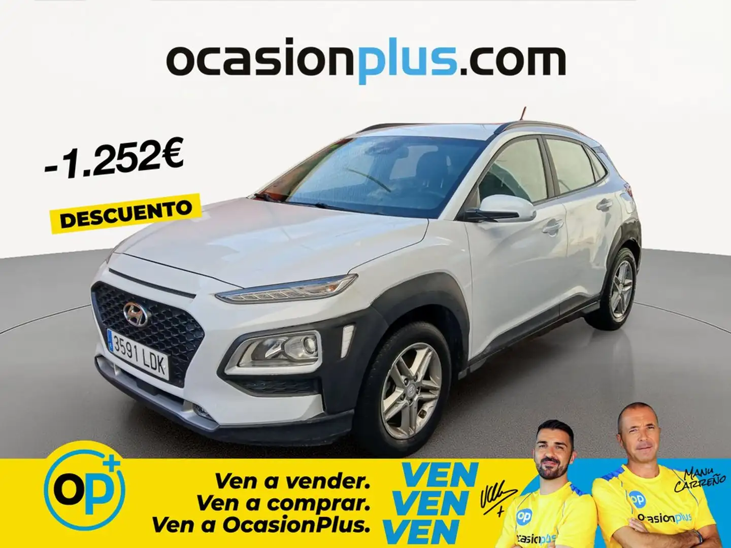 Hyundai KONA 1.0 TGDI Klass 4x2 Blanco - 1