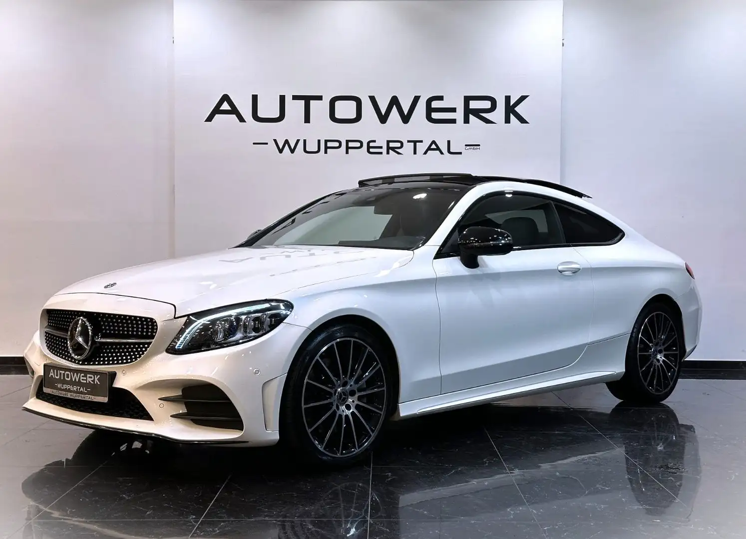 Mercedes-Benz C 300 Coupe AMG-Line *PANO*KAMERA*AMBIENTE*NIGHT Blanc - 2