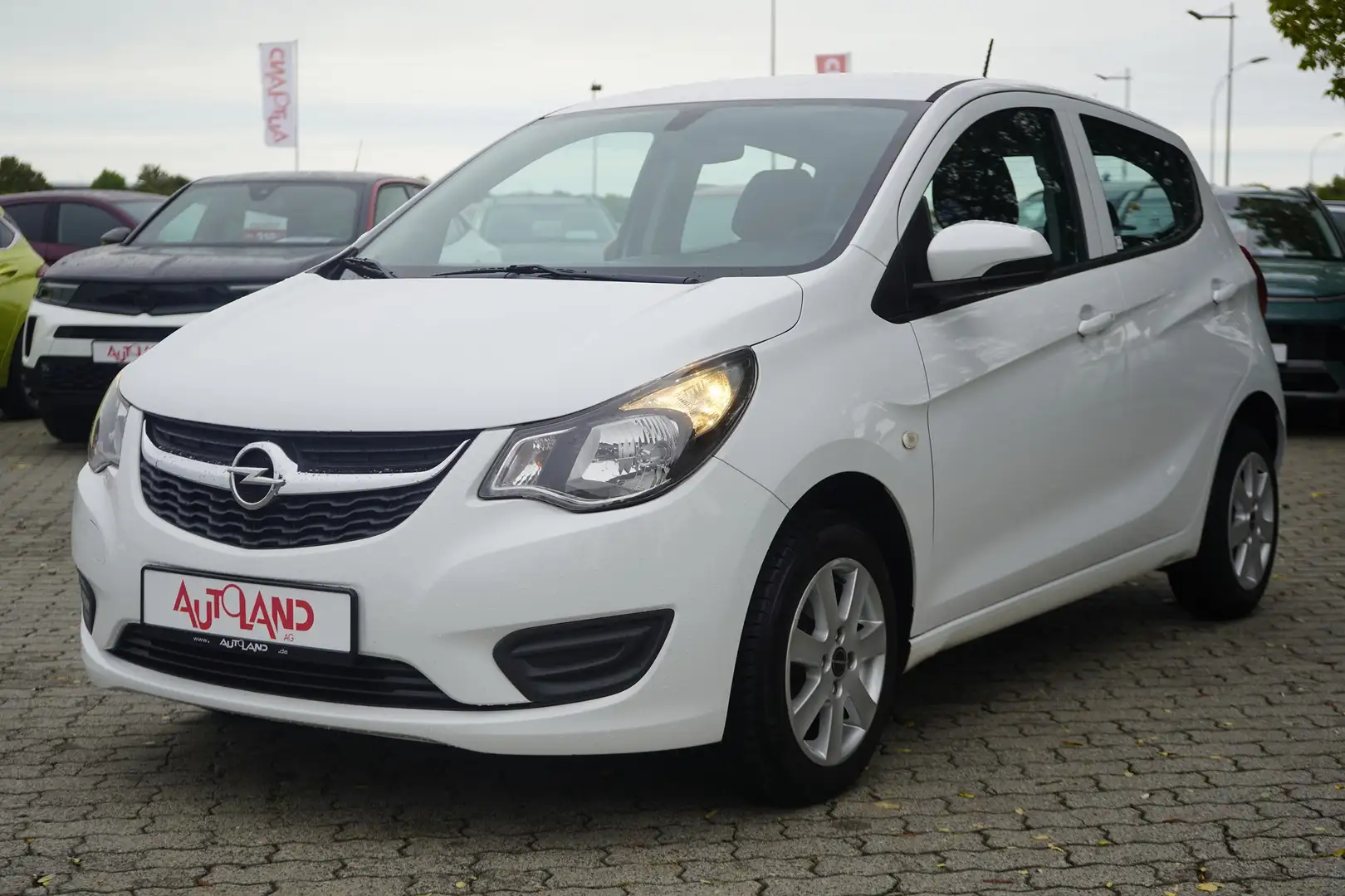 Opel Karl 1.0 Tempomat Klima Spurhalte Weiß - 2