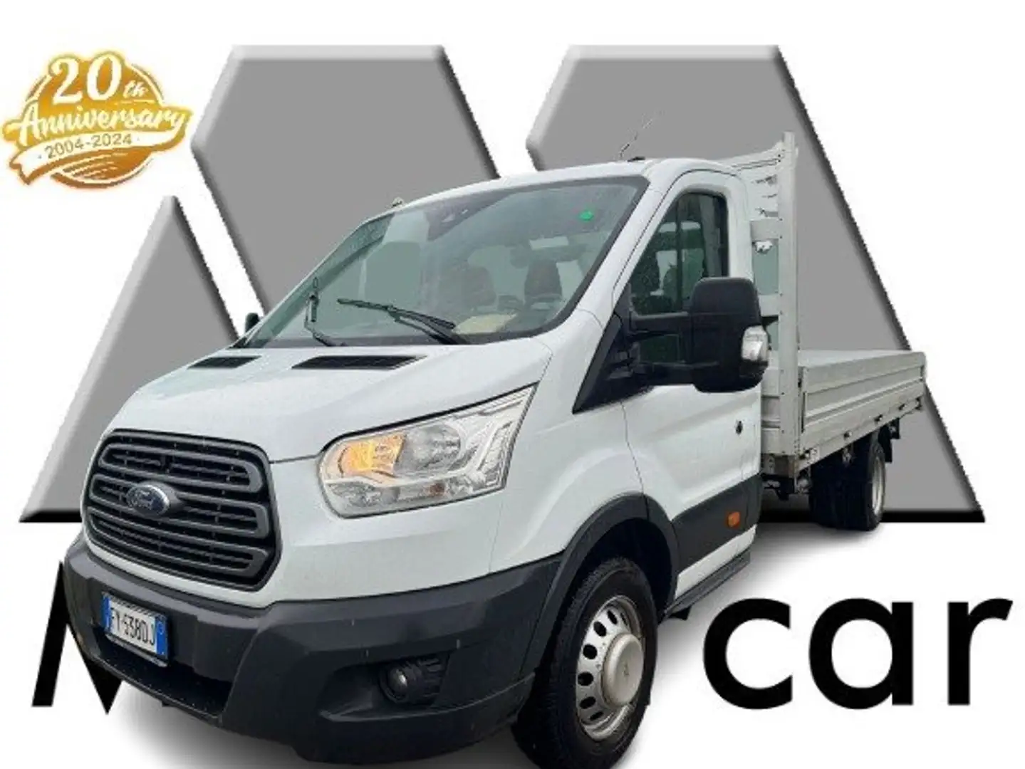 Ford Transit L4 130CV CASSONE Gemellato -FY538DJ Blanc - 1