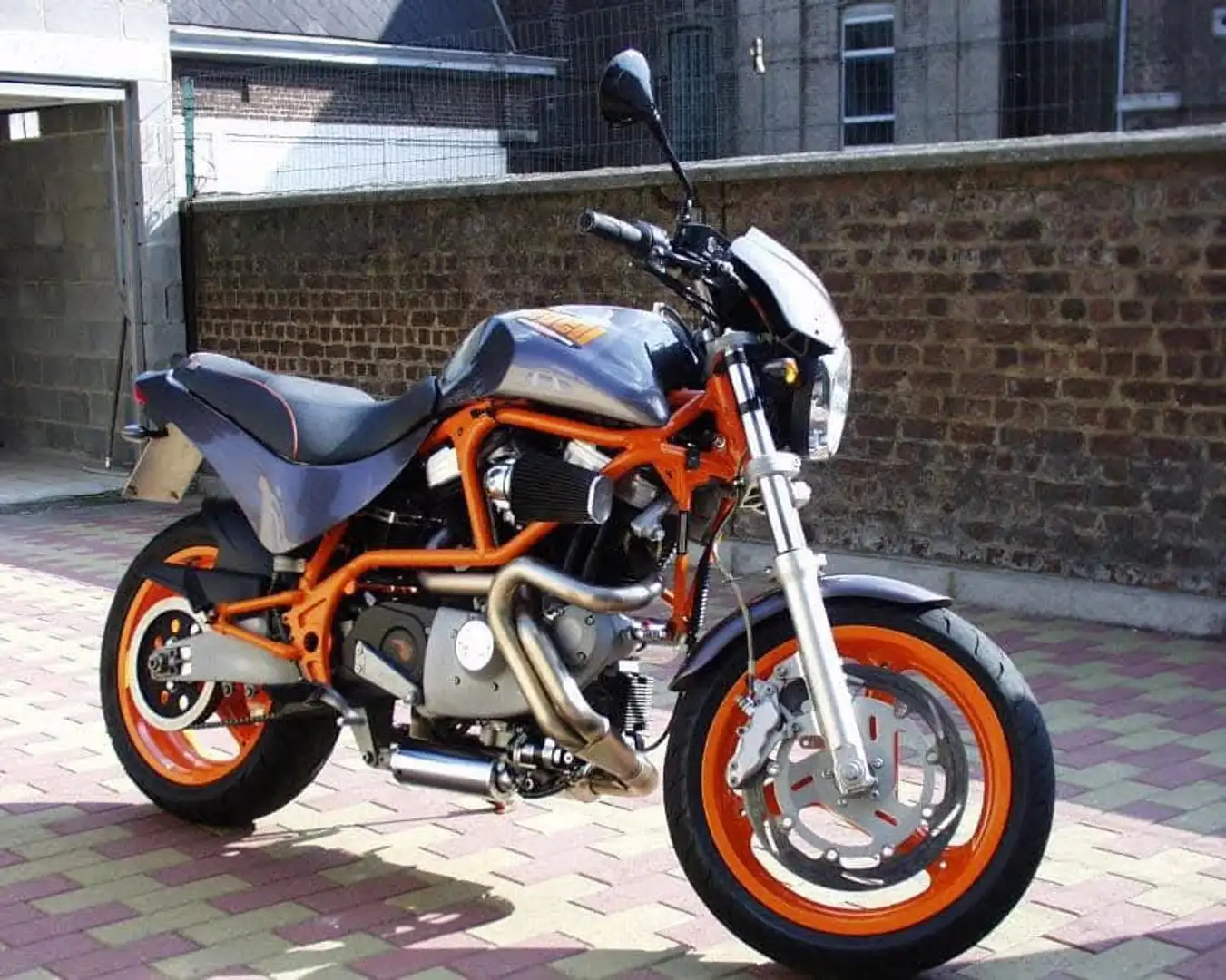 Buell M 2 échappement niro Orange - 2