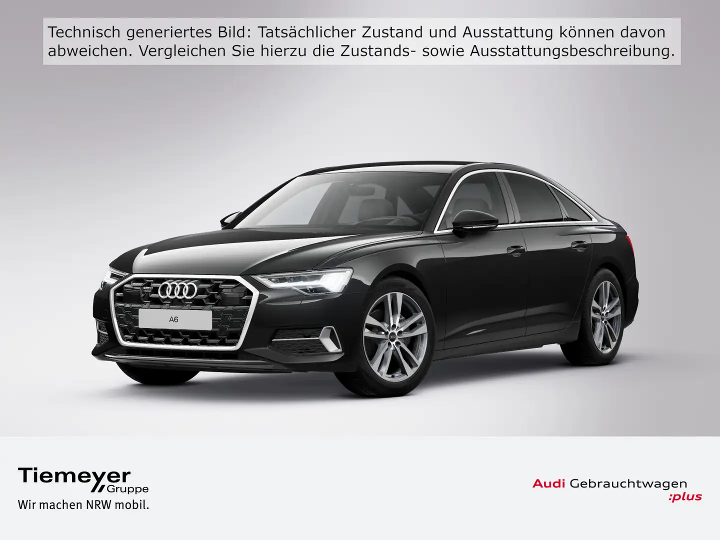 Audi A6 40 TDI Q ADVANCED UPE90 AHK ST.HEIZ HuD MEMOR Schwarz - 1