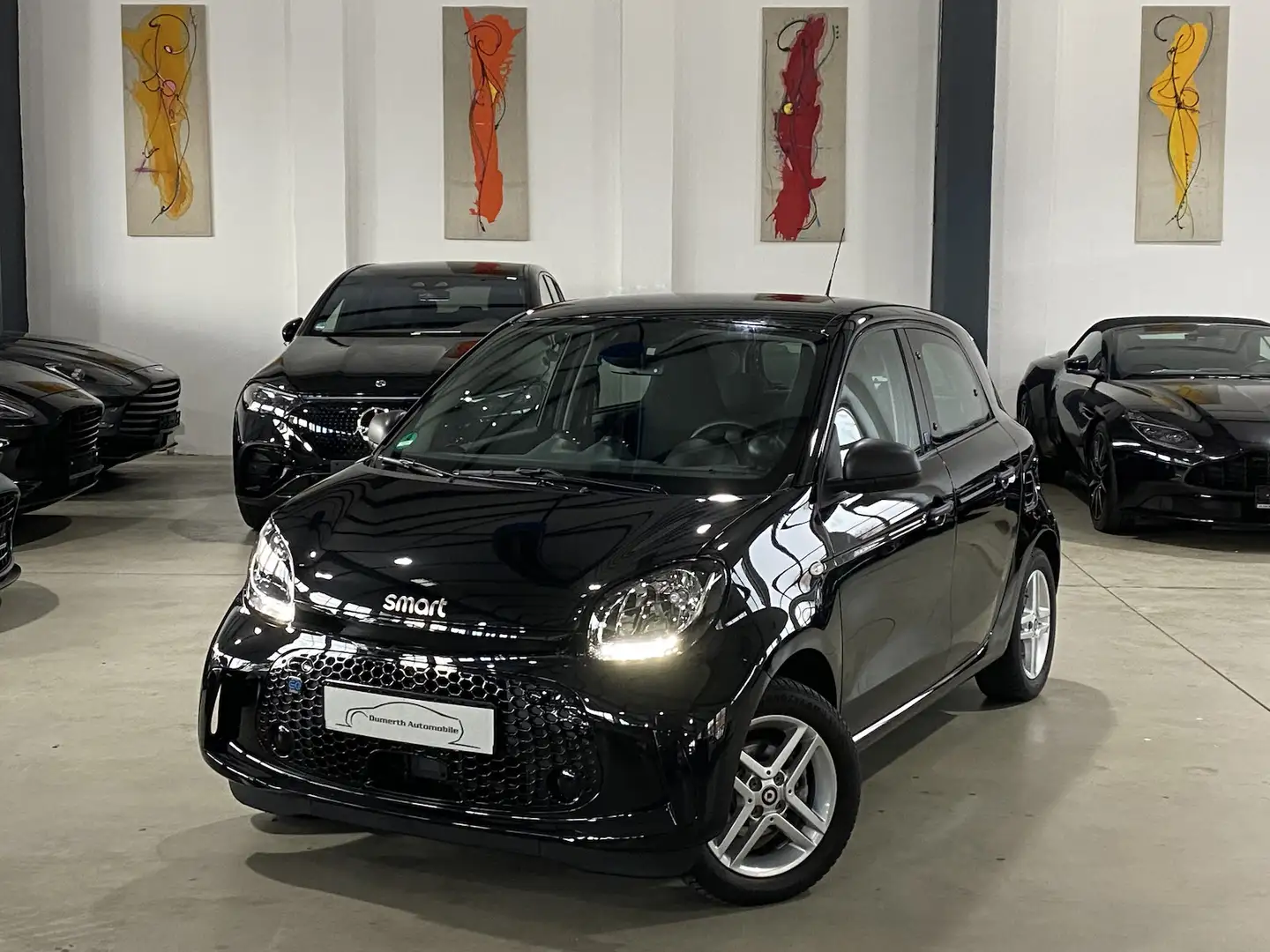 smart forFour EQ Pure/22KW/Temp/Alu/Navi/PDC/Klima/DAB Noir - 1