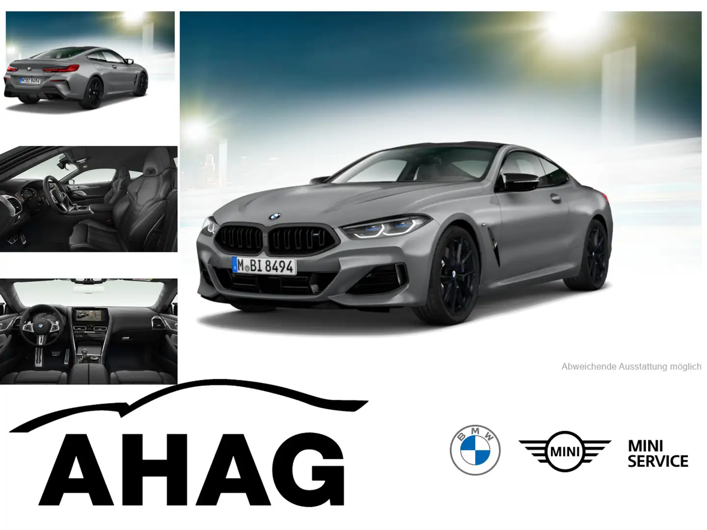 BMW M850 i xDrive Coupe Navi Leder Tempom.aktiv Bluetooth P Gris - 1