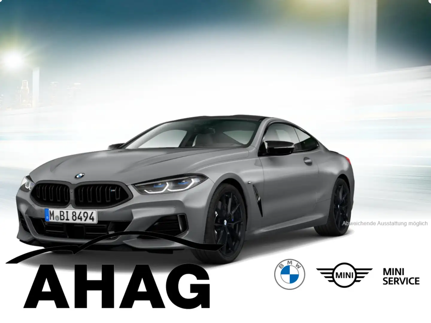 BMW M850 i xDrive Coupe Navi Leder Tempom.aktiv Bluetooth P Gris - 2