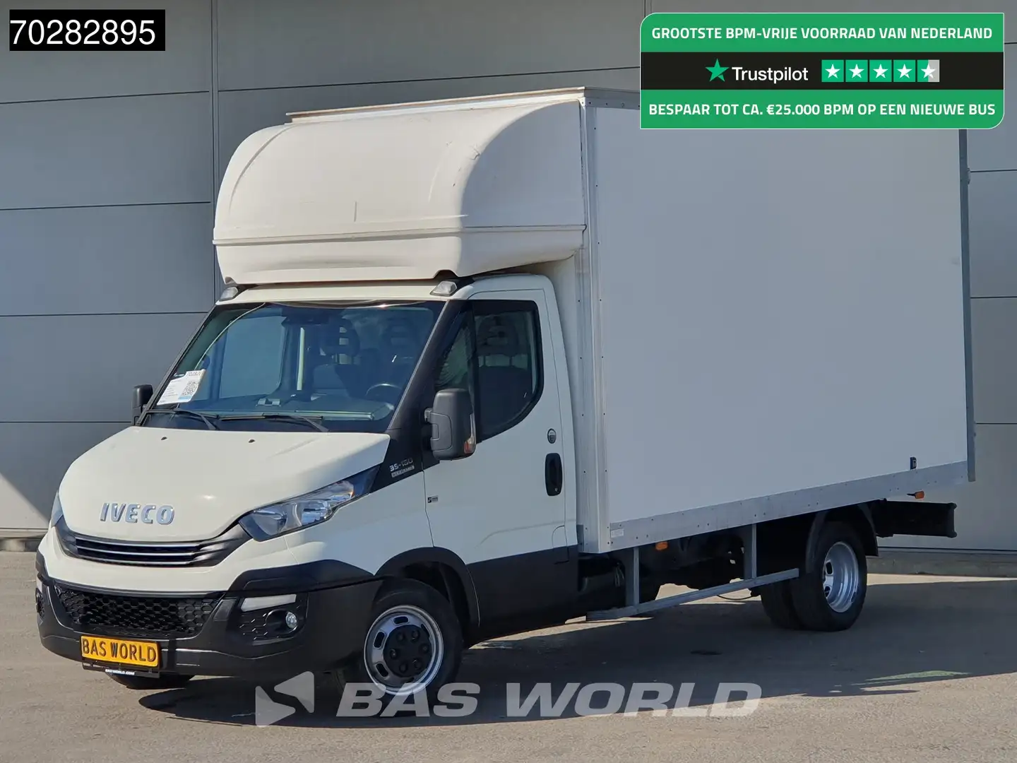 Iveco 35C16 Automaat Bakwagen Achterdeuren Airco Cruise Blanc - 1