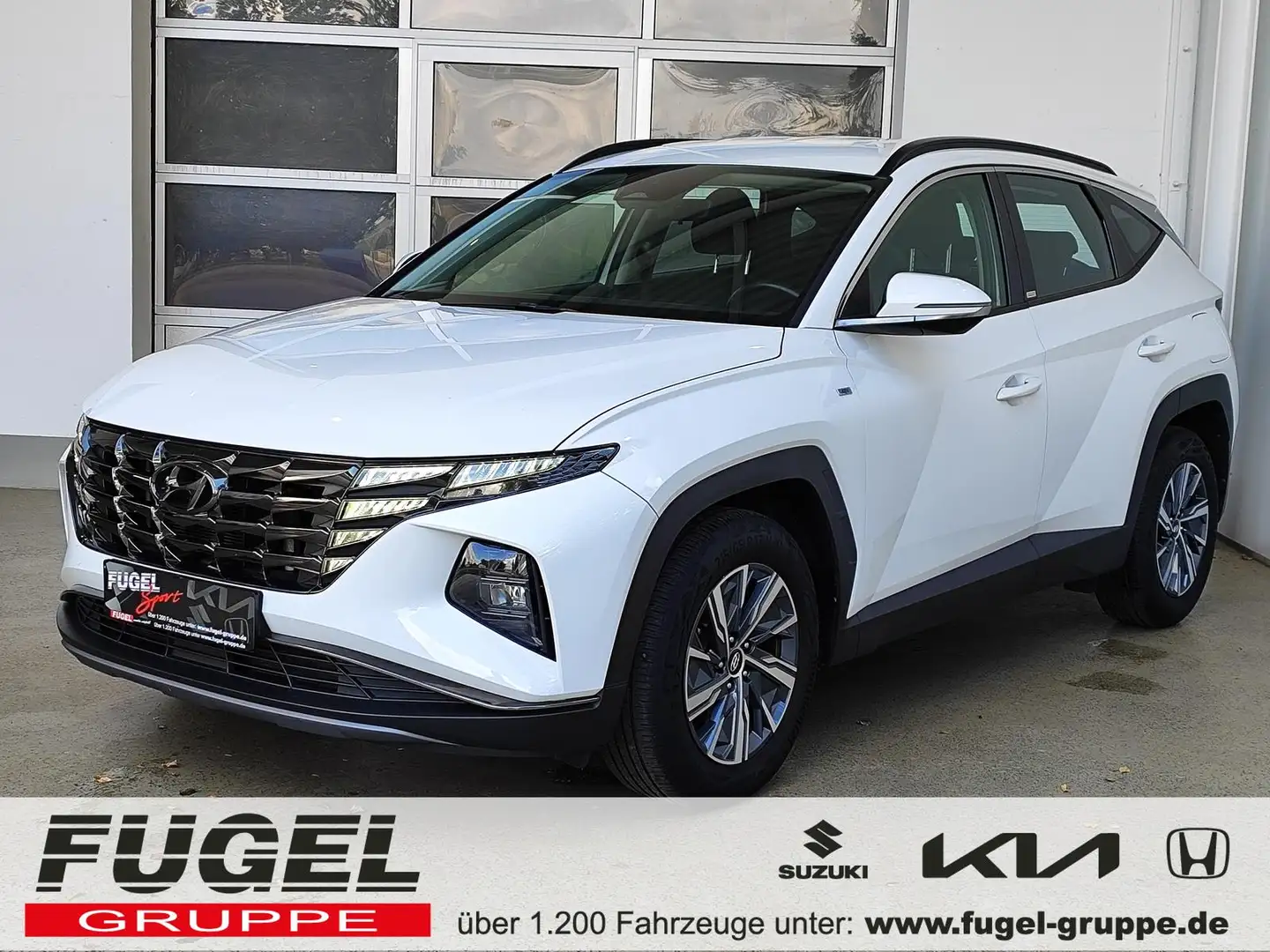Hyundai TUCSON 1.6 CRDi Select Mild-Hybrid 2WD AHK|LED|Navi|RFK Weiß - 1