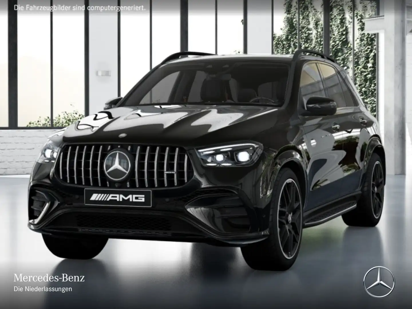 Mercedes-Benz GLE 53 AMG GLE 53 4M NIGHT+PANO+360+AHK+MULTIBEAM+CARBON+HUD Schwarz - 2