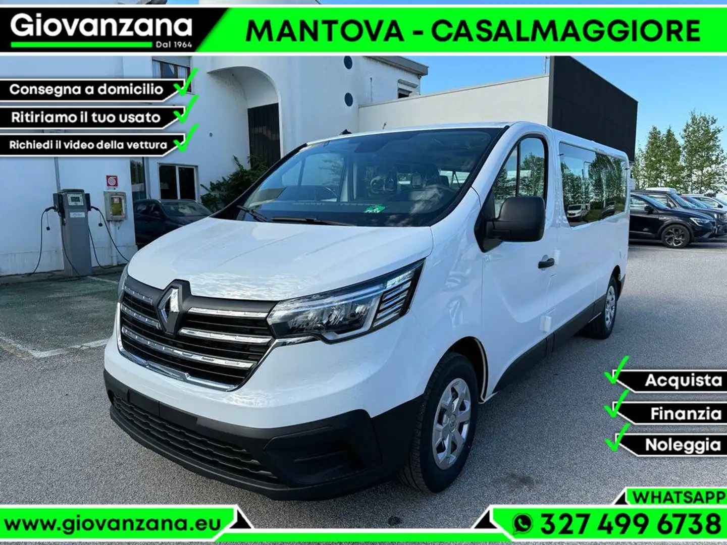 Renault Trafic 2.0 Blue dci 110cv L2H1 Authentic PRONTA CONSEGNA Biały - 1