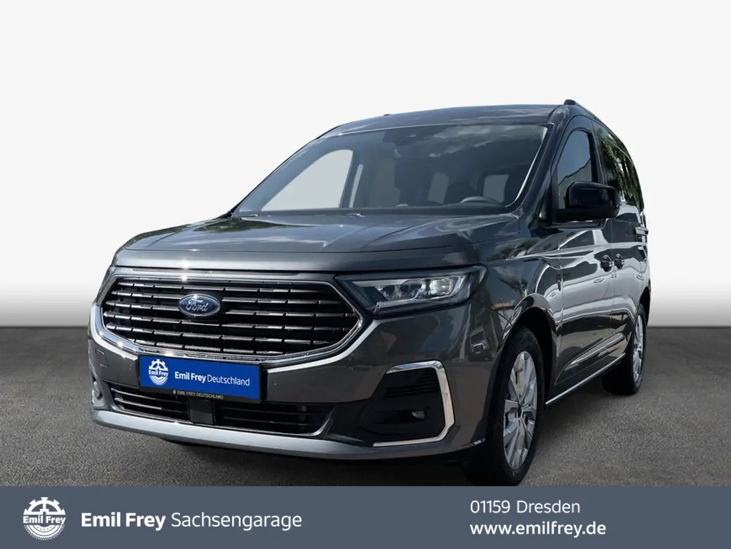Ford Tourneo Connect 2.0 122PS Aut TITANIUM LED Sitz18 Grau - 1