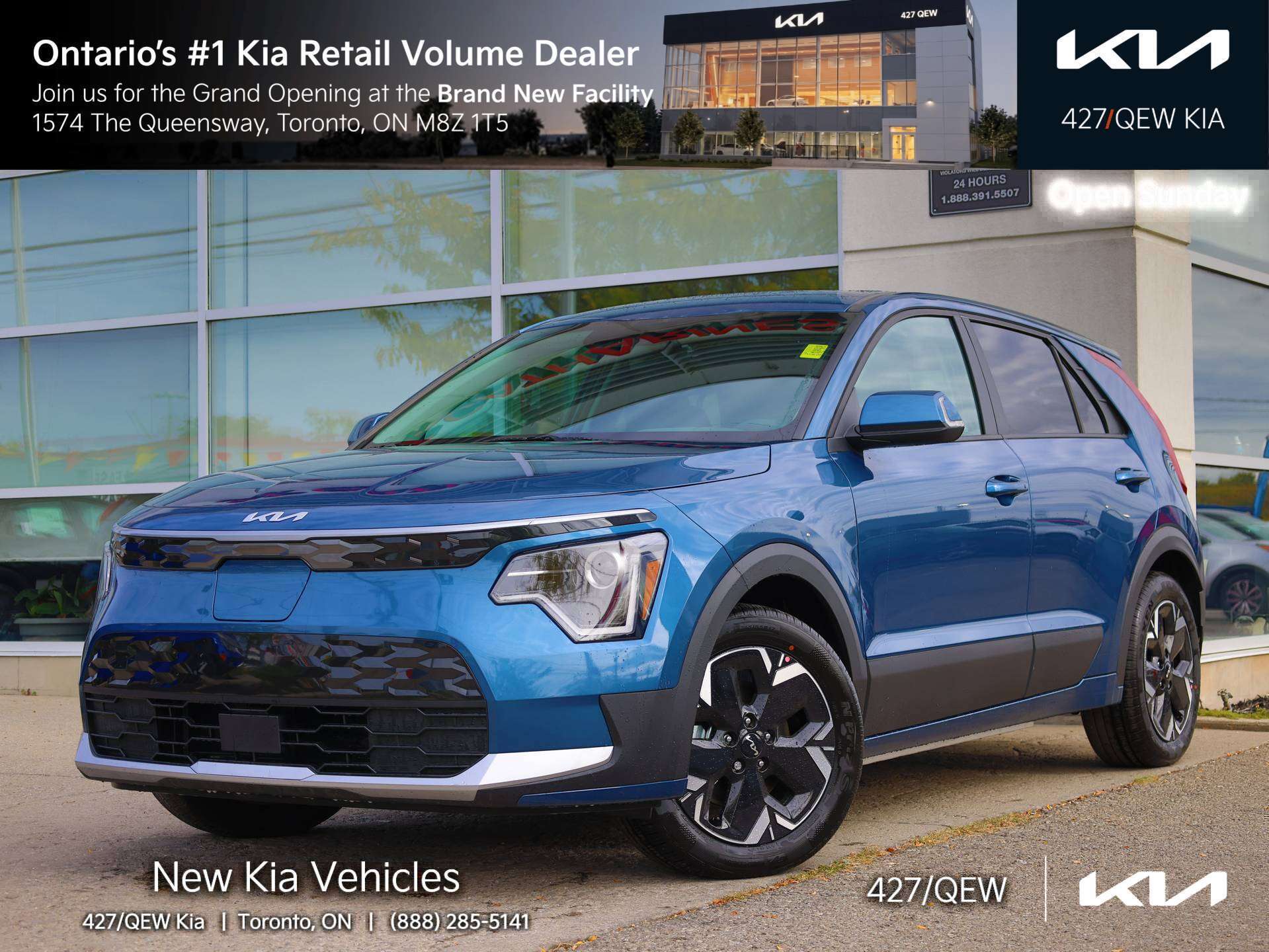 Blue 2026 Kia Niro EV SUV / Crossover Front-Wheel Drive 1-Speed Automatic
