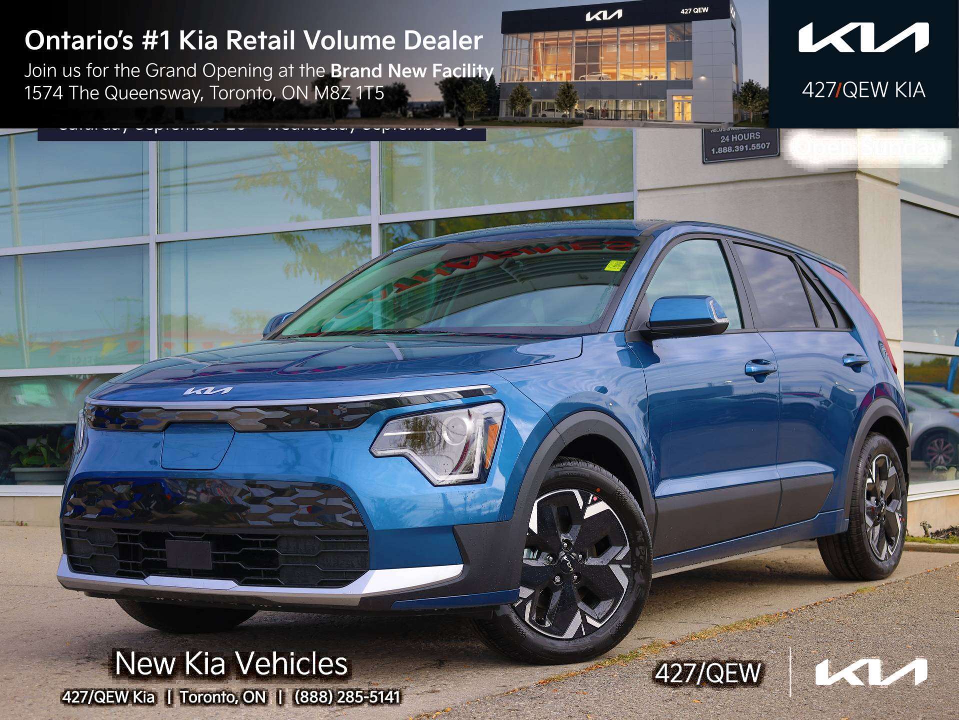 Blue 2026 Kia Niro EV SUV / Crossover Front-Wheel Drive 1-Speed Automatic