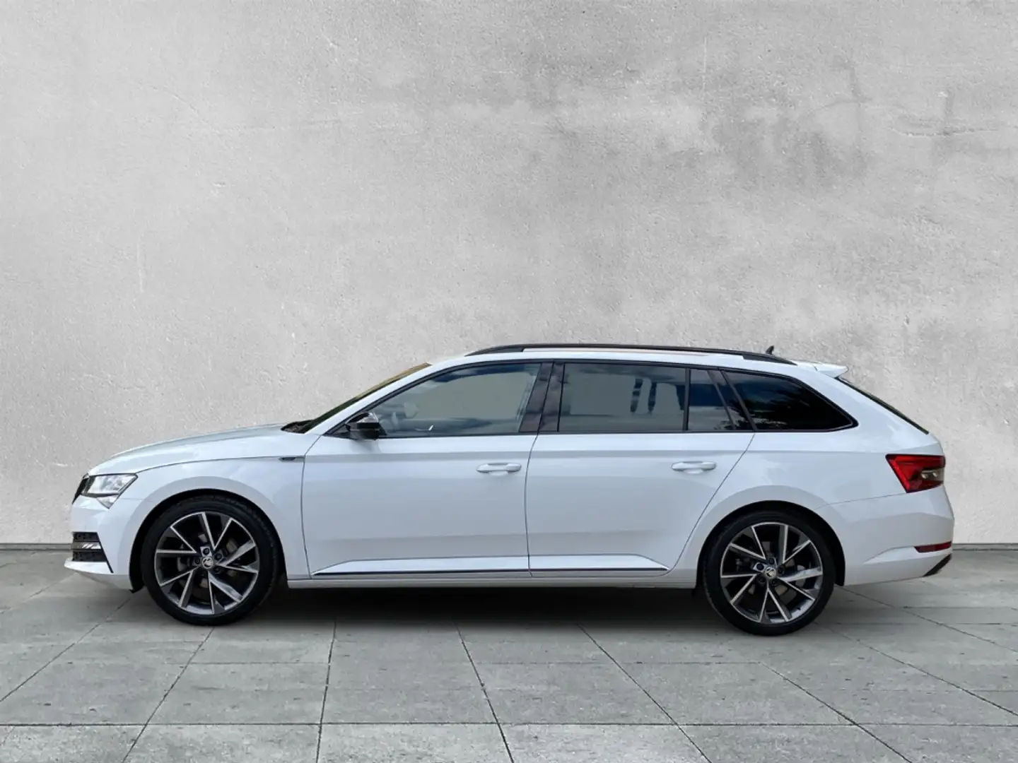 Skoda Superb 2.0 TDI DSG Sportline LED+NAVI+ACC+KAMERA Weiß - 2