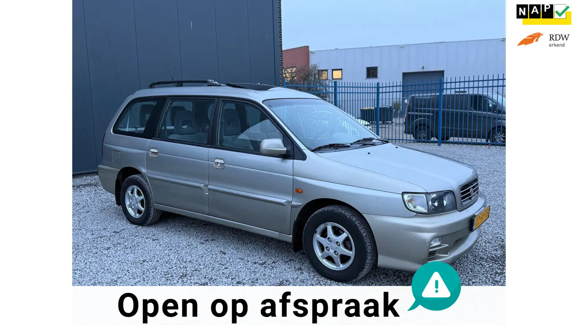 Kia Joice 2.0 LS AIRCO!SCHUIFDAK!APK!LAGE KM! Grau - 1
