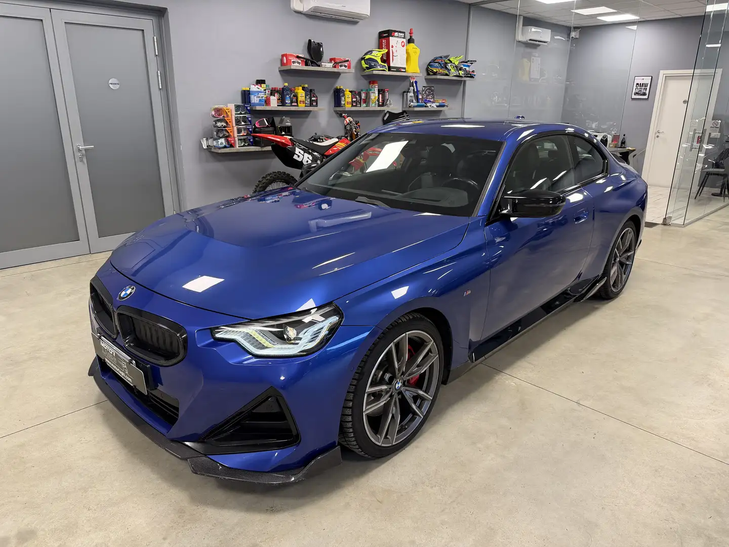 BMW 240 Serie 2 G42 Coupe M240i Coupe xdrive 374cv auto Blau - 1