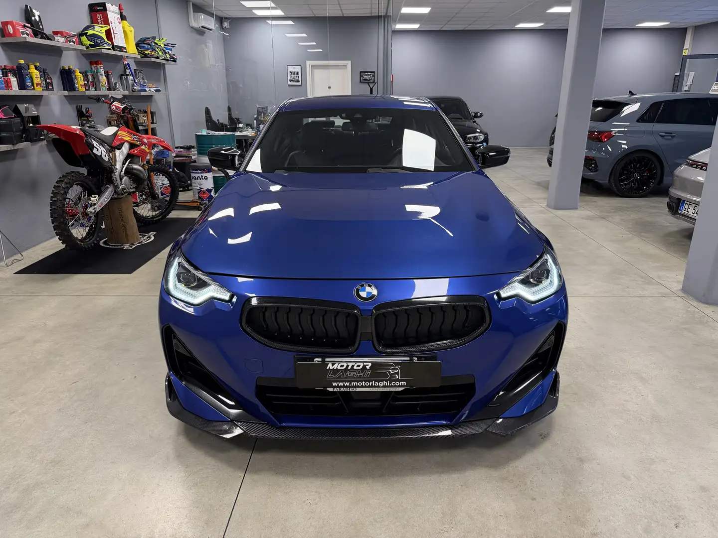 BMW 240 Serie 2 G42 Coupe M240i Coupe xdrive 374cv auto Blau - 2