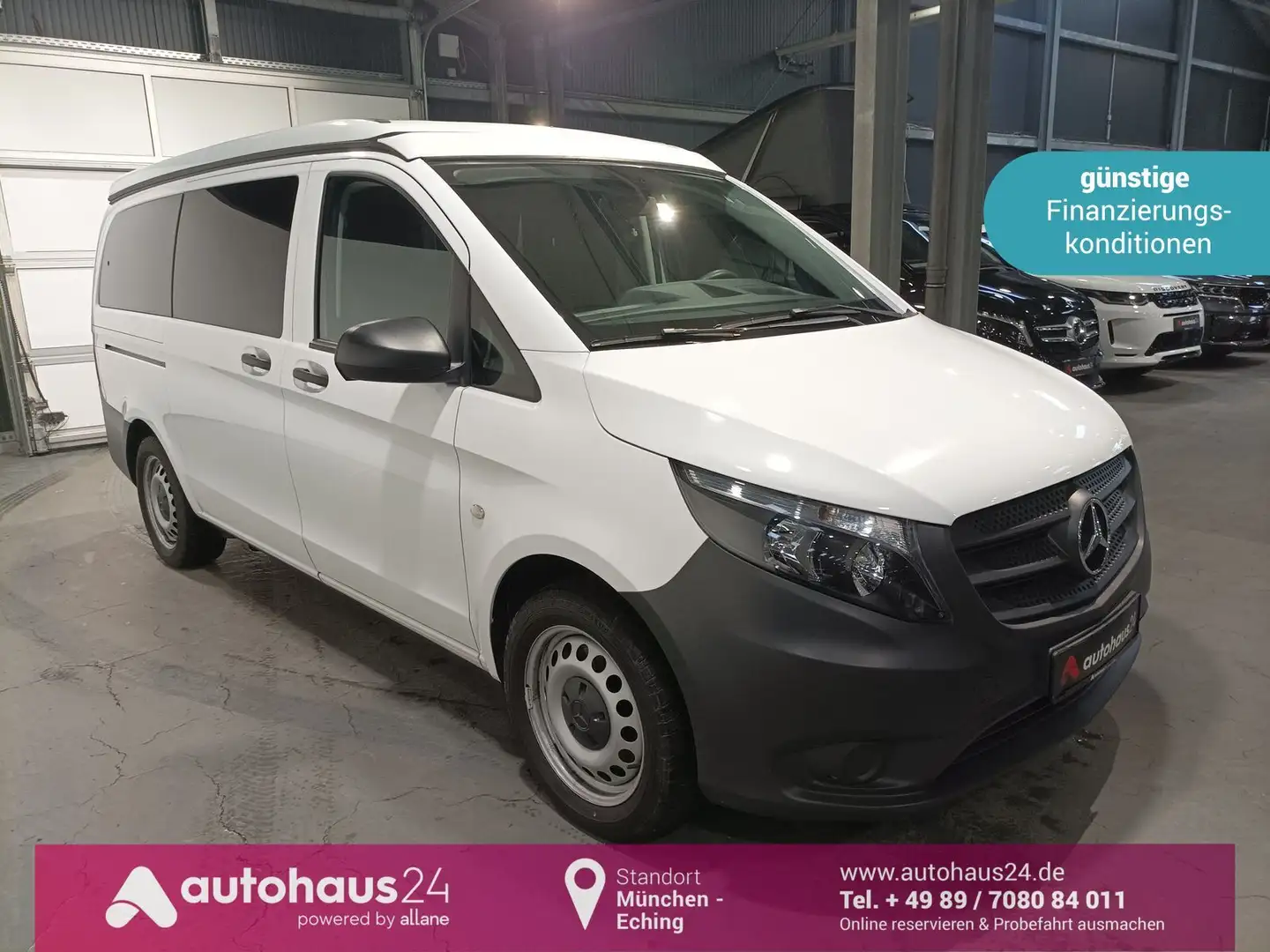 Mercedes-Benz Vito Marco Polo 250 d 4MATIC Sitzheiz|AHK|Zusatzheiz Blanc - 1