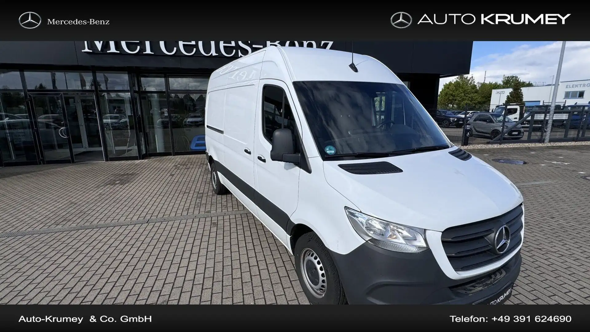 Mercedes-Benz Sprinter 315 CDI Hochdach Klima+Sitzhzg. Blanc - 1