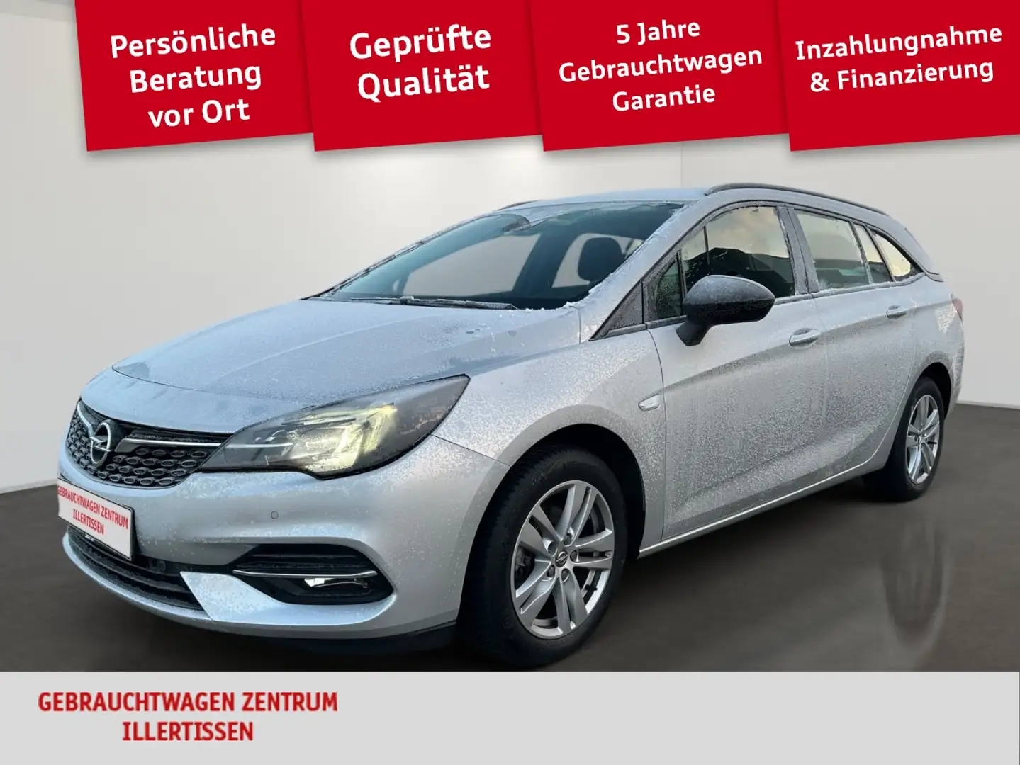Opel Astra K Sports Tourer 1.2 Turbo Edition *LED*PDC*SITZH* Silber - 1
