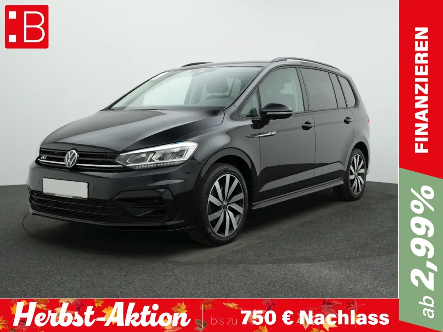 Volkswagen Touran 2.0 TDI DSG Highline R-Line BLACK STYLE KAMERA ALU Schwarz - 1