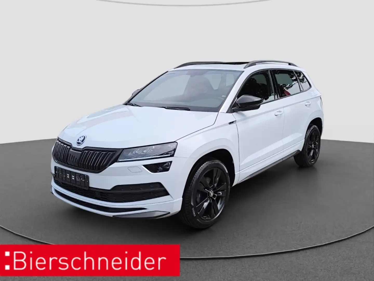 Skoda Karoq 1.5 TSI DSG Sportline AHK PANO LED NAVI Weiß - 1