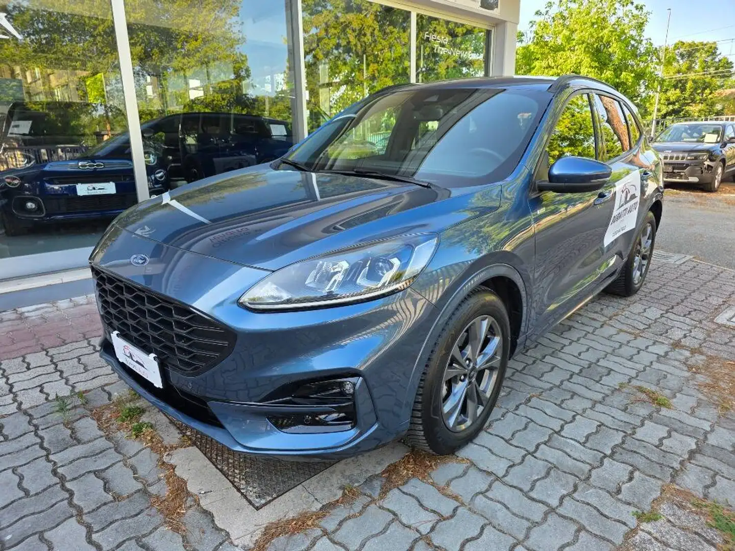 Ford Kuga 2.0 ecoblue ST-Line 2wd 120cv auto BURATTI PREMIUM Blauw - 1