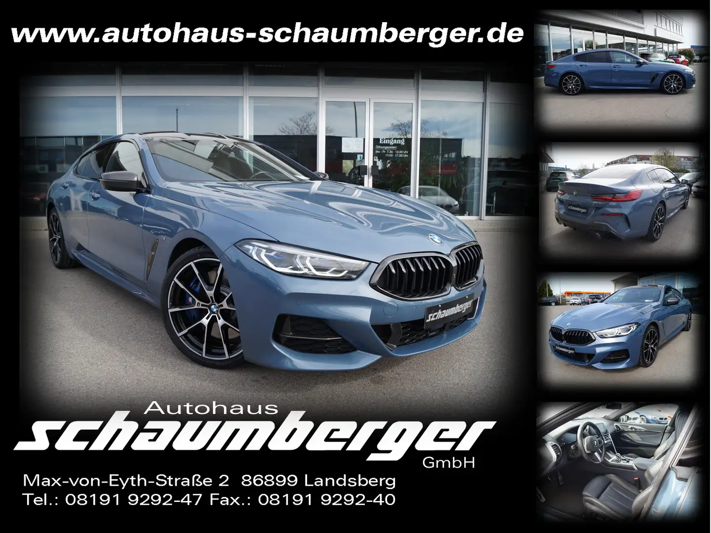 BMW 840 840d xDrive Gran Coupe Aut. M Technic Sport Blau - 1