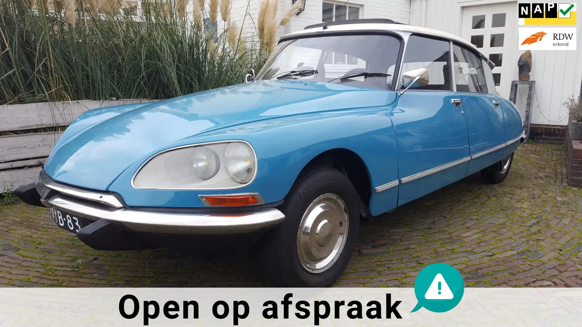 Citroen DS 20 Luxe op LPG Geheel in prachtstaat Wegenbelastin Bleu - 1