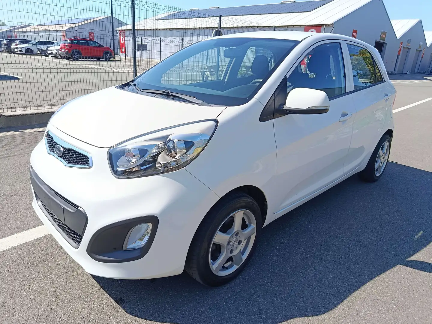 Kia Picanto 1.0i Fusion ISG Blanc - 1
