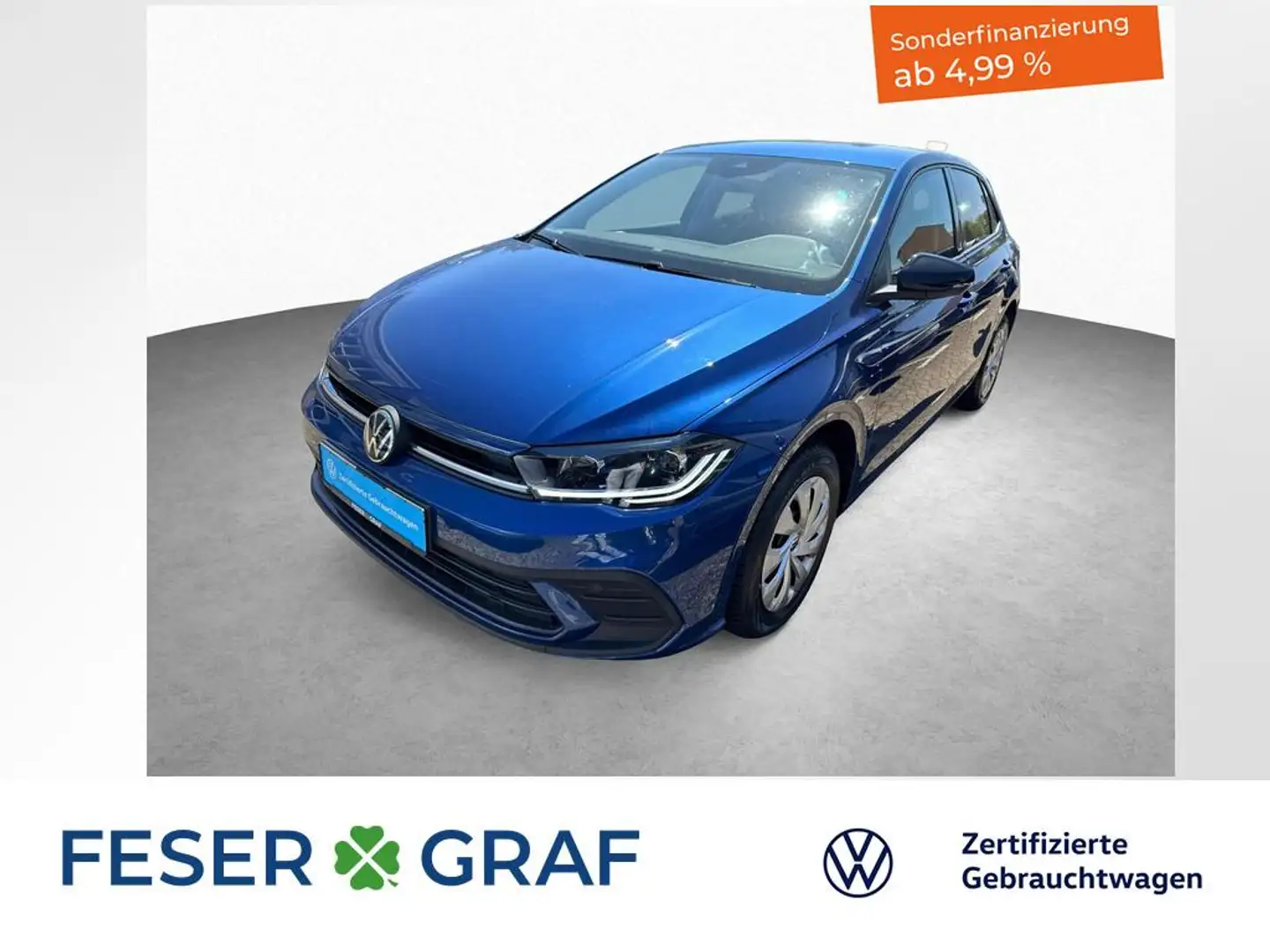 Volkswagen Polo MOVE 1.0 TSI 7-DSG NAVI KAMERA Blauw - 1