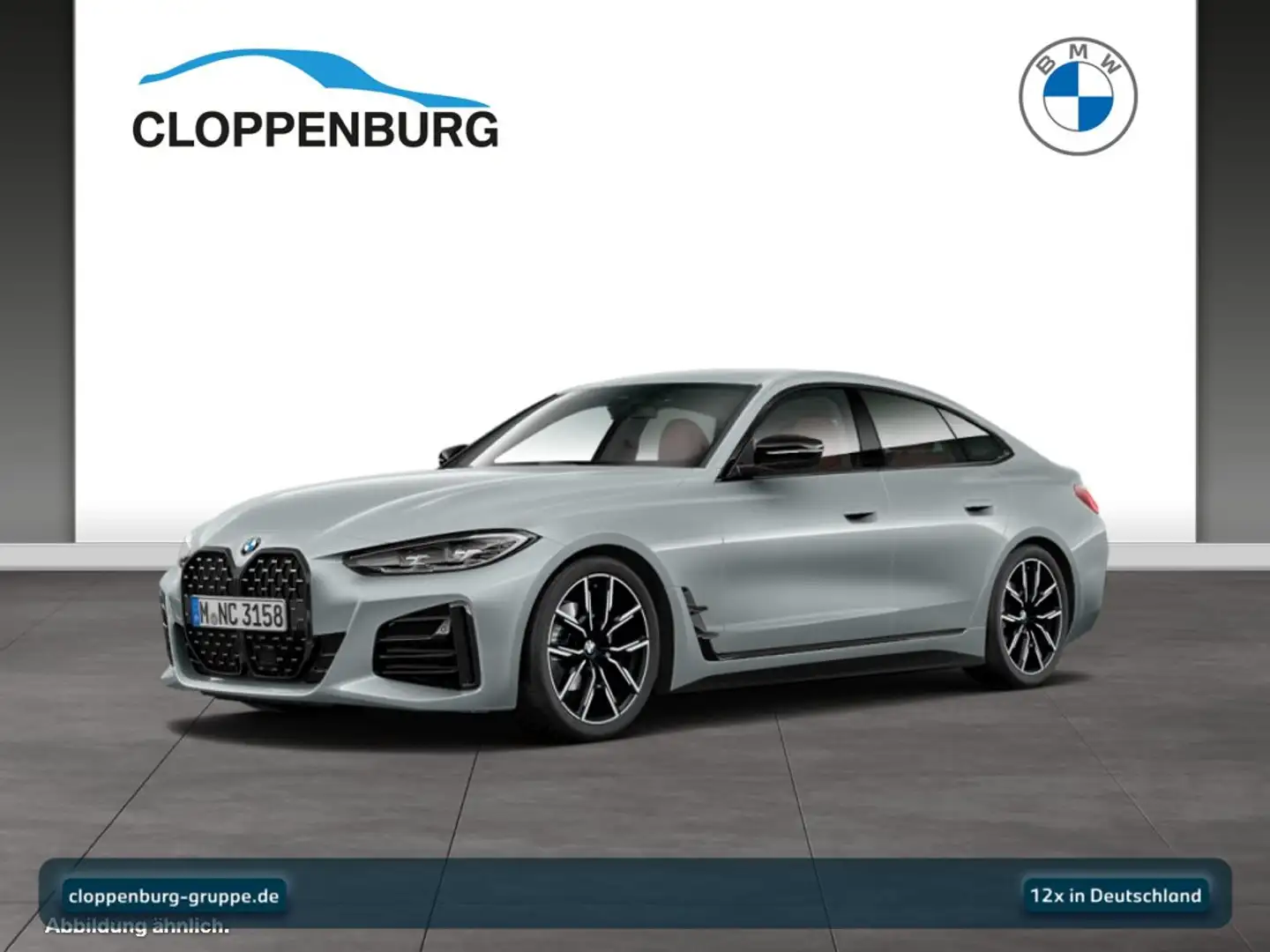 BMW 420 d Gran Coupé M-Paket Navi+SHZ+HiFi+Fernl.Ass Grau - 1