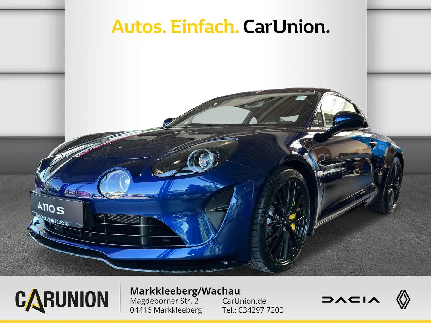 Alpine A110 S*AERO-PAKET*gelbeBS* french signature* Azul - 1