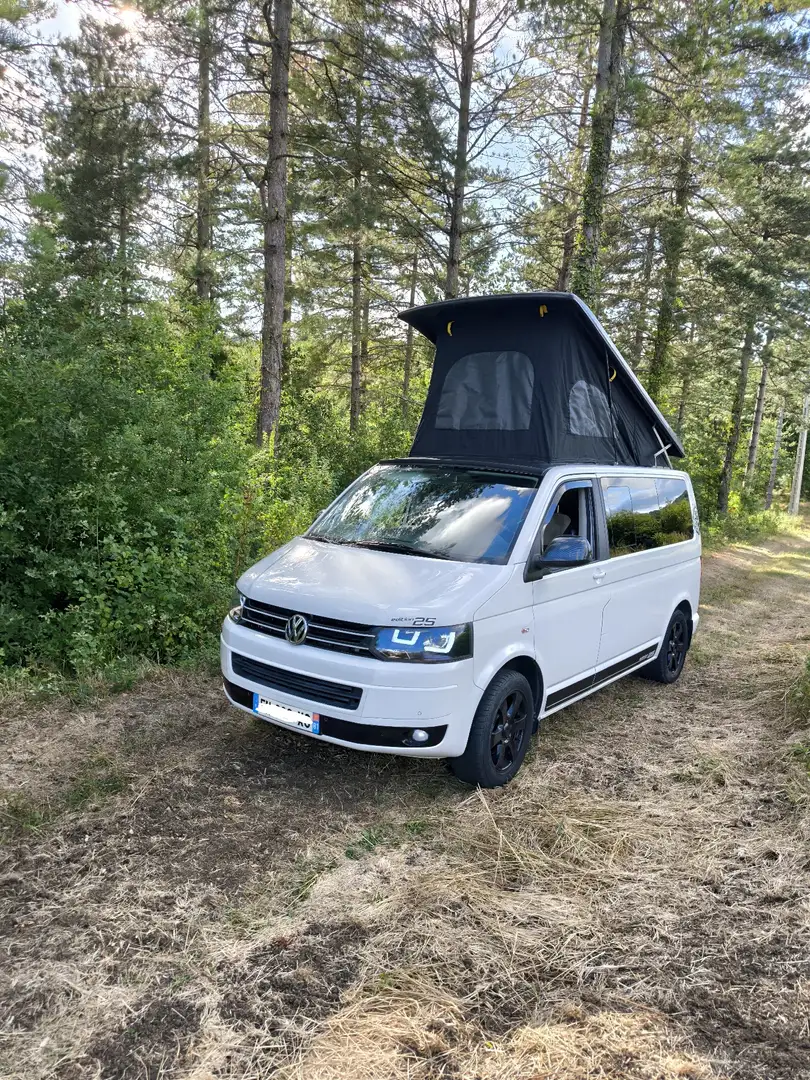 Volkswagen T5 Volkswagen T5 2.0 tdi 140ch  dsg7 Blanc - 1