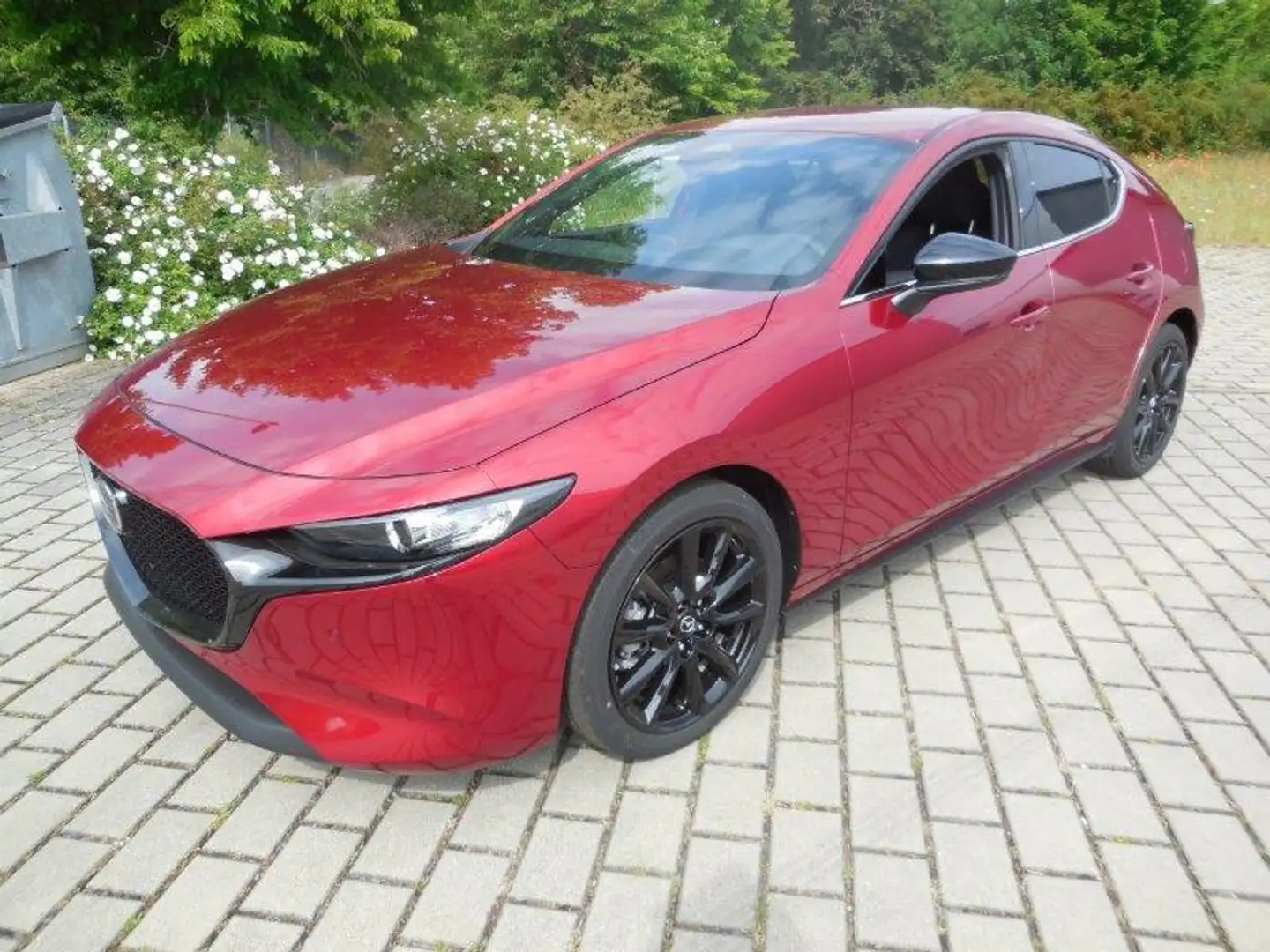 Mazda 3 2.5 e-SKYACTIV G 140PS HOMURA, Sitzheizung, MRCC, Rot - 1